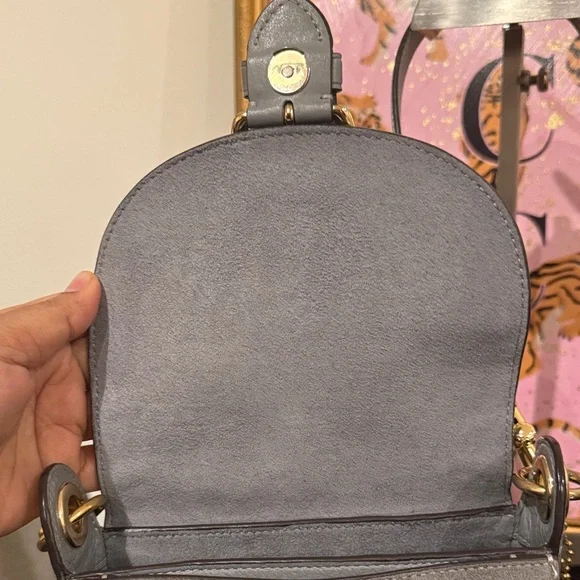 Coach Cleo 17 leather/suede Crossbody Bag